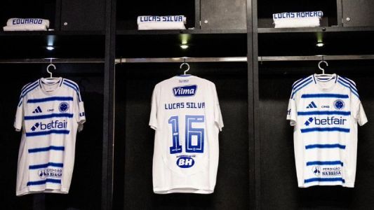Vestiário do Cruzeiro no Maracanã antes de jogo com o Fluminense