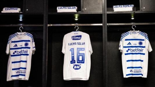 Vestiário do Cruzeiro no Maracanã antes de jogo com o Fluminense