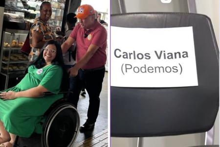 Viana cumpriu agenda de campanha nesta quarta (3), um dia depois de ter desistido de comparecer a debate