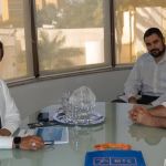 Tidos como possíveis candidatos à Prefeitura de BH, Carlos Viana e João Leite se reúnem na capital