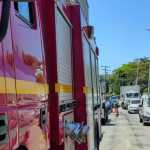 Bombeiros combatem incêndio em depósito de reciclados na Zona Norte de Juiz de Fora