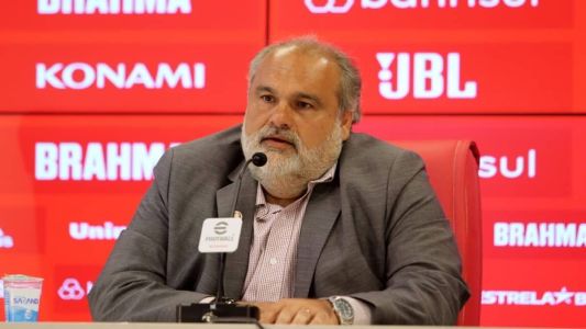 Vice do Inter critica desempenho da equipe após derrota de 2 a 0