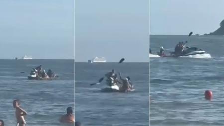 Vídeo: casal é assaltado em caiaque, atacado com remo e tem alianças de R$ 17 mil roubadas em SP