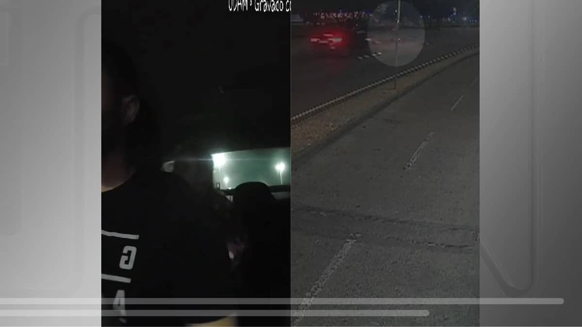 Vídeo de dentro do carro mostra reações de motorista e passageira após atropelamento de Kayky Brito