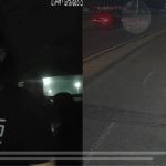 Vídeo de dentro do carro mostra reações de motorista e passageira após atropelamento de Kayky Brito