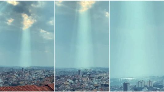 Vídeo de raio de sol sobre Arena MRV, do Atlético, viraliza nas redes