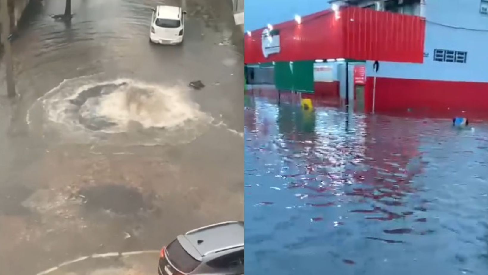 Vídeo: forte chuva deixa bairros de Porto Alegre alagados; em 24 horas choveu mais da metade para janeiro