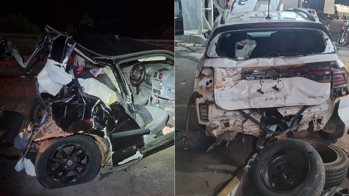 Vídeo: grave acidente na BR-262 deixa cinco feridos, incluindo idoso e criança