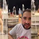 Vídeo: homem de sunga rebola em 'Fonte das Crianças' e prefeito fica revoltado: 'Babaca'
