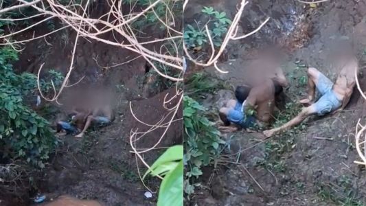 Vídeo: homem tenta matar amigo, joga vítima de ponte, finge ajudar nas buscas e é preso