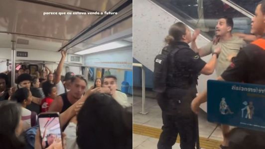 Vídeo: homens se recusam a sair de vagão feminino no metrô do RJ e xingam mulheres: 'Mal amada'