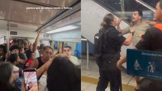 Vídeo: homens se recusam a sair de vagão feminino no metrô do RJ e xingam mulheres: 'Mal amada'