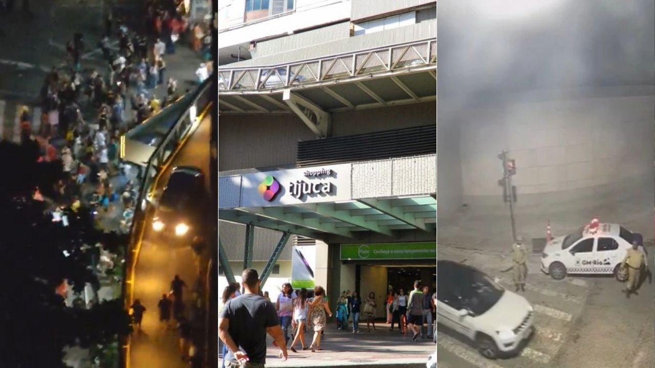 Vídeo: incêndio no Shopping Tijuca deixa dois funcionários mortos e três feridos no Rio de Janeiro