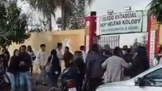 Vídeo mostra desespero de alunos após ataque no Paraná
