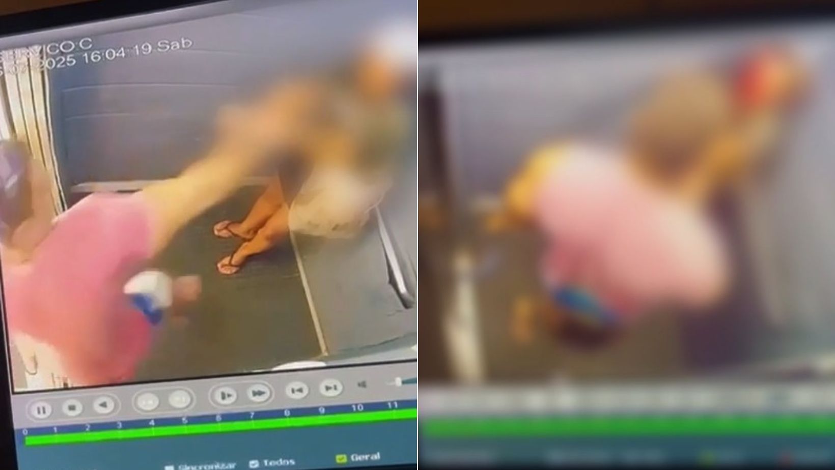 Vídeo mostra ex-jogador de basquete agredindo namorada com mais de 60 socos; imagens são fortes