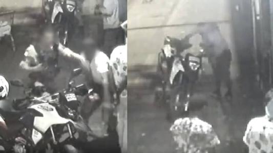 Vídeo mostra fuga de suspeito e, pouco depois, furto de pertences da moto da Polícia Militar