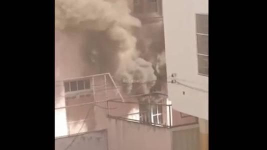 Vídeo mostra fumaça espessa de sala no IEMG