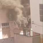Incêndio no IEMG: vídeo mostra fogo em sala e alunos correndo