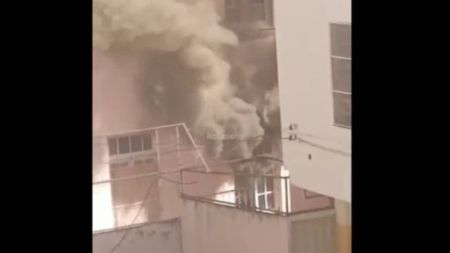 Vídeo mostra fumaça espessa de sala no IEMG