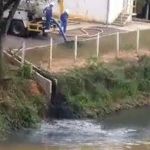 Vídeo: moradores flagram lançamento de esgoto em rio no interior de Minas