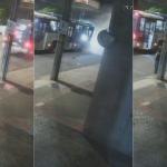 Vídeo mostra momento da batida entre dois ônibus na região Centro-Sul de BH; veja