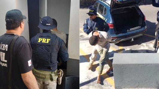 Conforme os militares, o criminoso teria fugido durante uma abordagem da Polícia Rodoviária Federal (PRF) na sexta-feira (20), em Realeza, distrito de Manhuaçu.