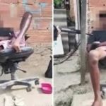 Vídeo: 'Vai preso na moral', diz PM após cutucar suspeito de tráfico que cochilava