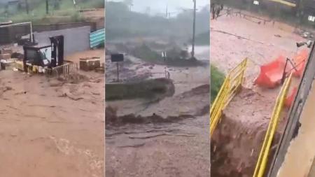 Vídeo mostra segundo extravasamento de lama em mina da Vale em menos de 24 horas em Congonhas