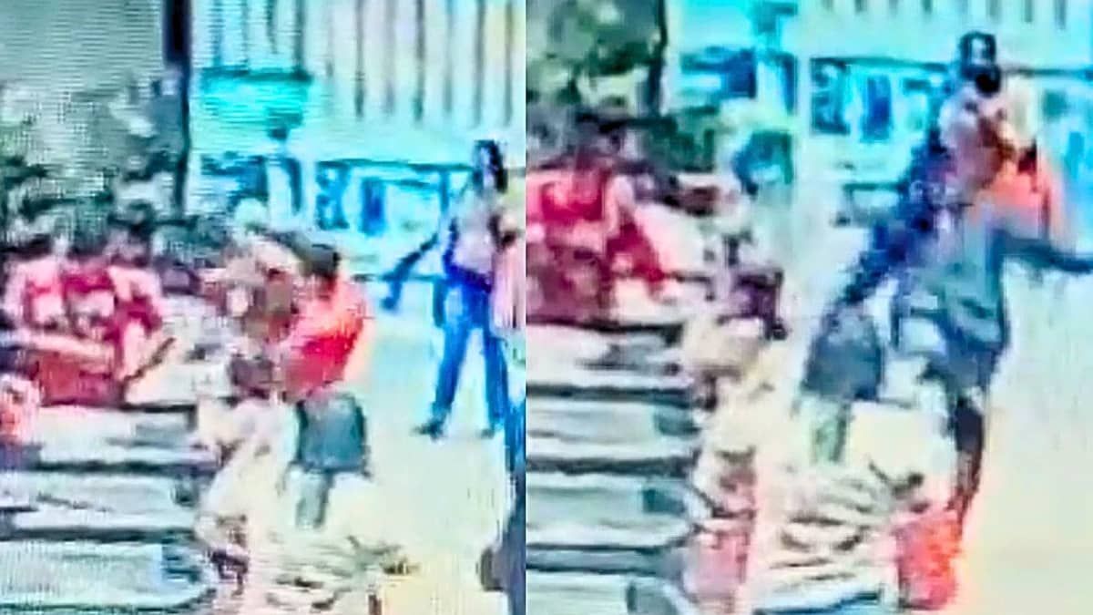 Vídeo: homem dá socos e chutes em funcionário de supermercado em Minas