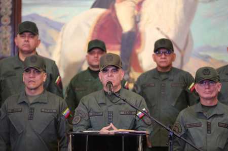 Ministro da Defesa da Venezuela, Vladimir Padrino López.