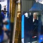 Vídeo: ônibus invade padaria e prensa homem contra parede no interior de Minas