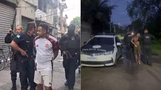 Vídeo: Operação Contenção prende 13 do Comando Vermelho em Duque de Caxias, no RJ