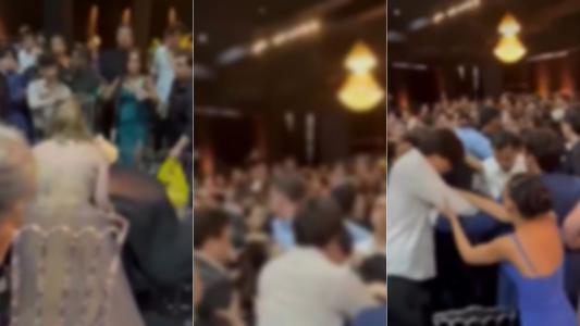 Vídeo: pai tenta expulsar DJ de festa de formatura da filha após música 'inadequada', no Recife