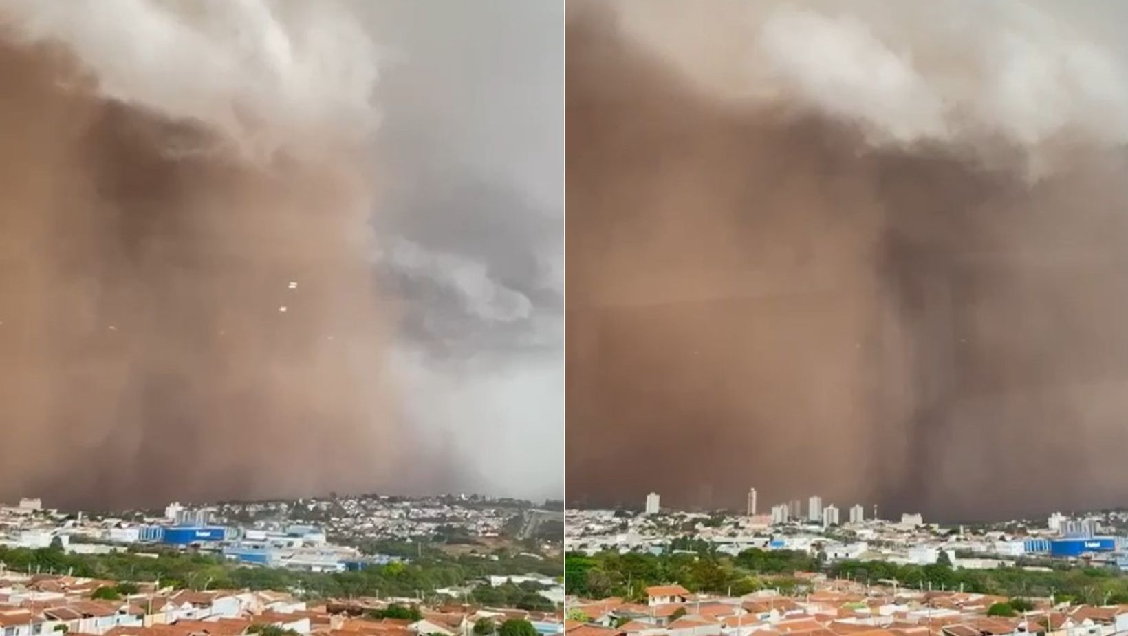 Vídeo: temporal em São Paulo levanta nuvem gigante de poeira e deixa centenas sem energia