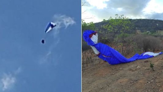 Vídeo: Turista morre após queda de parapente no Sertão da Paraíba | CNN Brasil