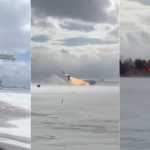 Vídeo: veja momento em que avião da Delta Air Lines 'capota' no aeroporto de Toronto