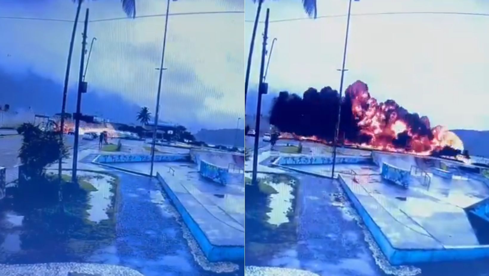 Vídeo: veja momento em que avião sai da pista e explode na praia de Ubatuba em SP