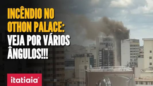 Vídeos de vários ângulos do incêndio no Othon Palace