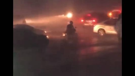 Vídeos mostram chegada do ciclone no Sul do país
