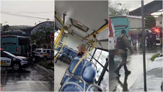 Sequestro de ônibus em Ribeirão das Neves, na Grande BH