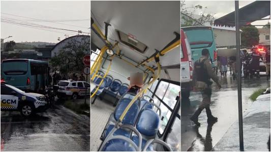 Sequestro de ônibus em Ribeirão das Neves, na Grande BH