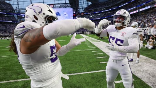 Lance de Vikings x Lions, pela NFL 2025