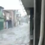Família de três pessoas é resgatada em carro durante enxurrada em Contagem após forte chuva
