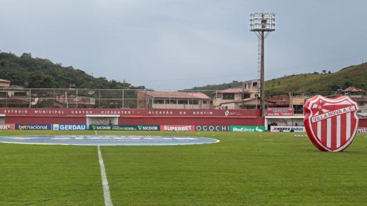 Estádio Castor Cifuentes, do Villa Nova, em Nova Lima, na Região Metropolitana de Belo Horizonte