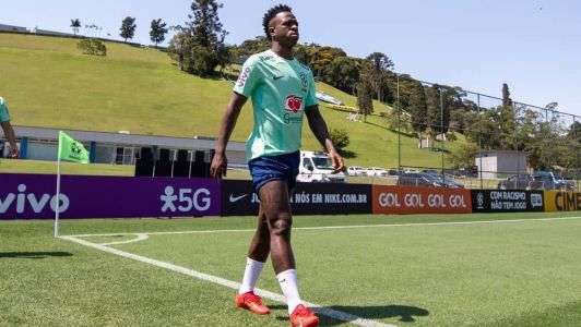 Vini Jr está confirmado no ataque da Seleção Brasileira para enfrentar a Colômbia