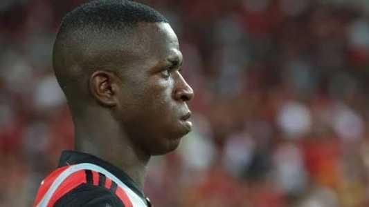 Vini Jr, hoje do Real Madrid-ESP, foi formado na base do Flamengo