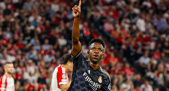 Vini Jr. decide, e Real busca empate com o Bayern pela semi da Champions
