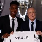 Real Madrid anuncia renovação com atacante Vinícius Júnior até 2027