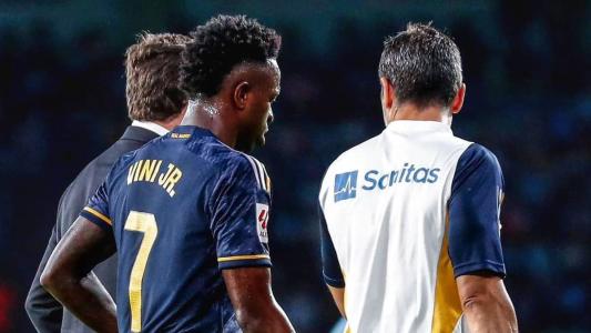 Vini Jr teve lesão na coxa direita