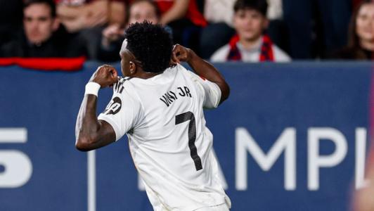 Vini Jr. foi hostilizado pela torcida do Osasuna